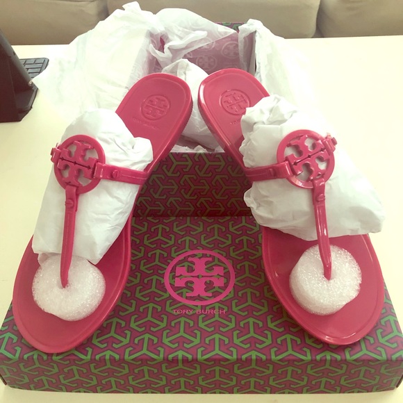 Tory Burch Shoes - Tory Burch Pink Mini Miller Sandal